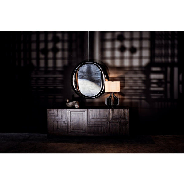 Oh Mirror, Charcoal Black-Noir Furniture-Blue Hand Home