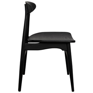 Noir Furniture Surf Chair, Charcoal Black-Noir Furniture-Blue Hand Home