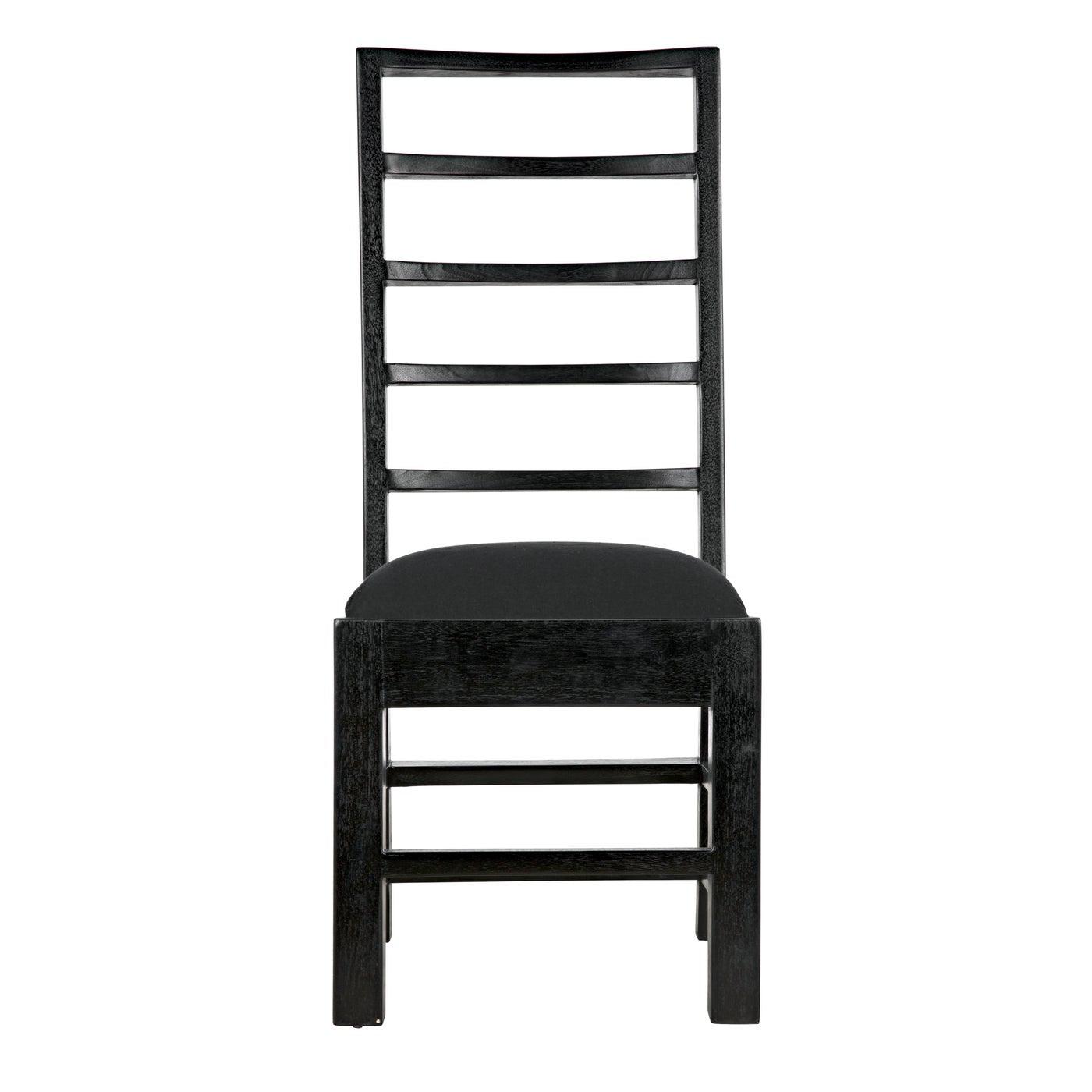 Leandro Chair, Charcoal Black