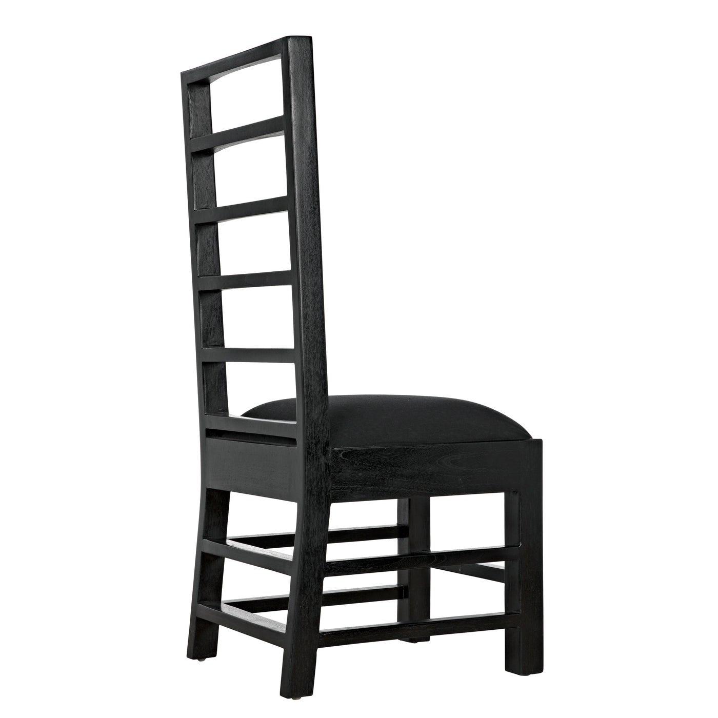 Leandro Chair, Charcoal Black