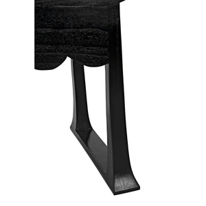 Wey Stool, Charcoal Black-Noir Furniture-Blue Hand Home