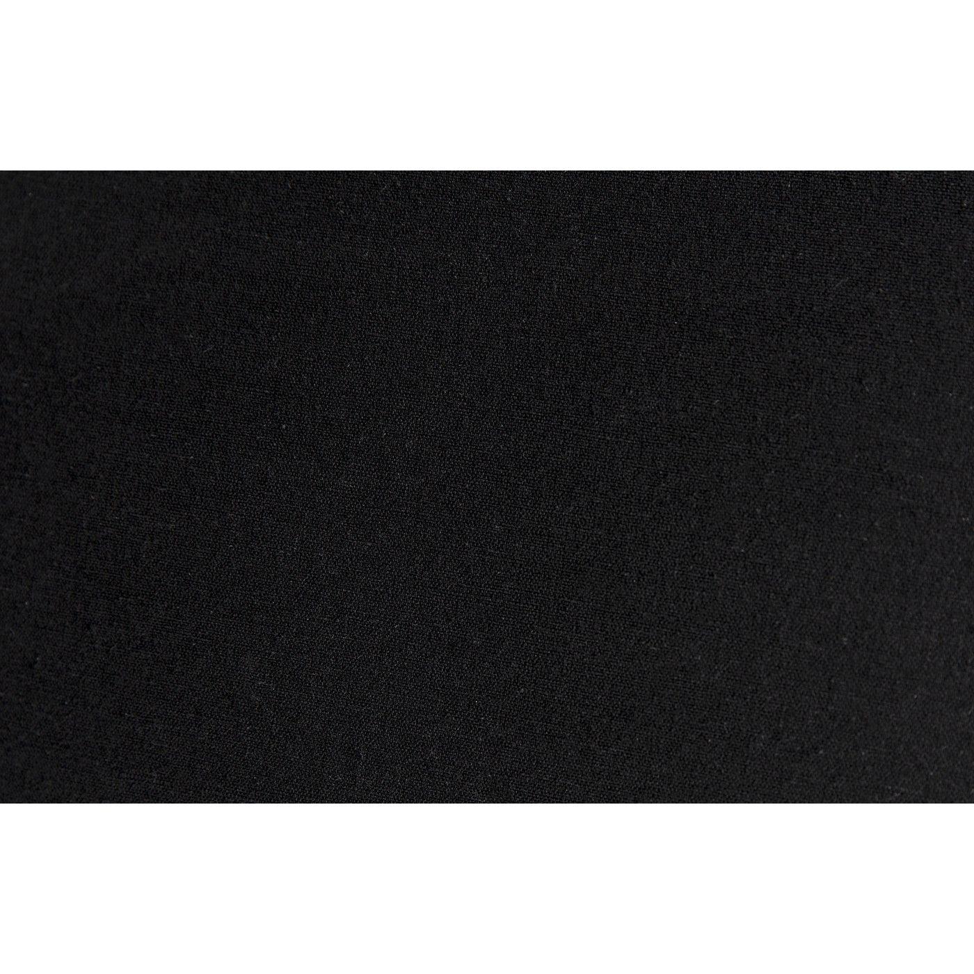 Portofino Chaise, Teak with Black Cotton