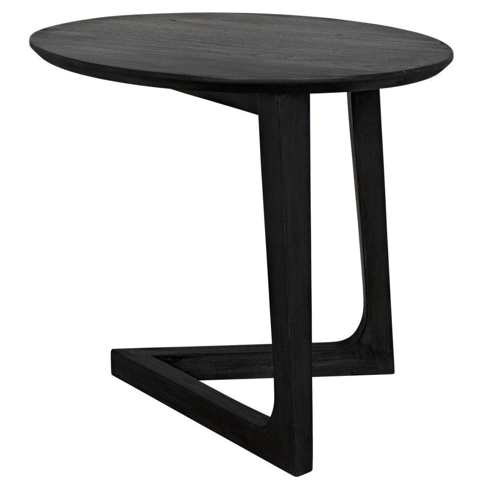 Noir Furniture Cantilever Table, Charcoal Black-Noir Furniture-Blue Hand Home
