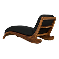 Kurosava Lounge, Teak with Black Fabric