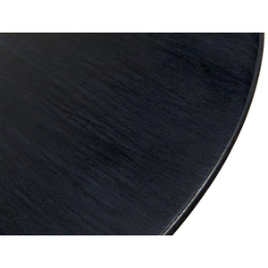 Noir Furniture Tripod Side Table, Charcoal Black-Noir Furniture-Blue Hand Home
