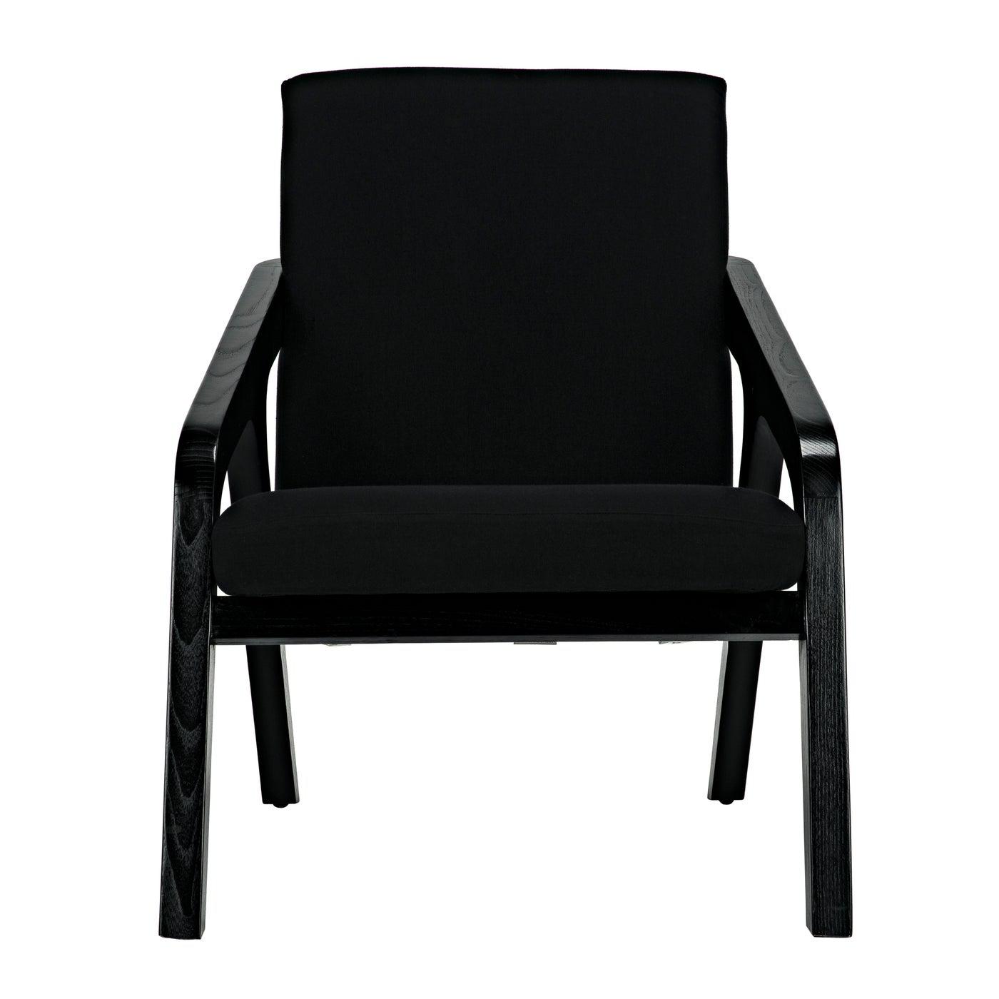 Lamar Chair, Charcoal Black