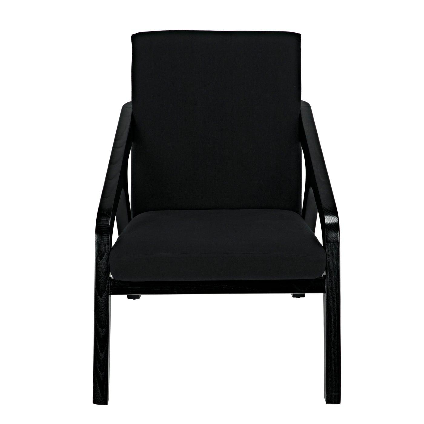 Lamar Chair, Charcoal Black