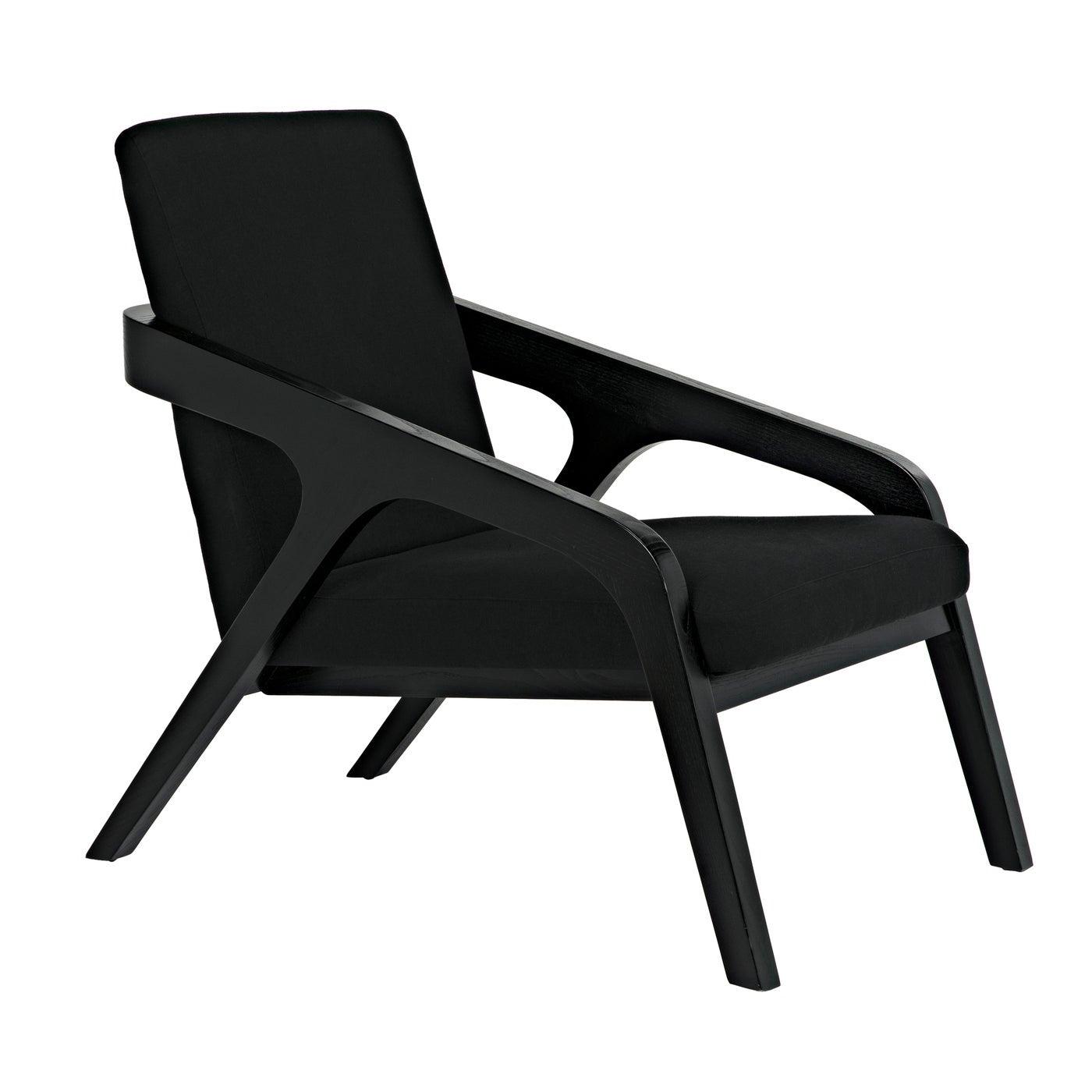 Lamar Chair, Charcoal Black