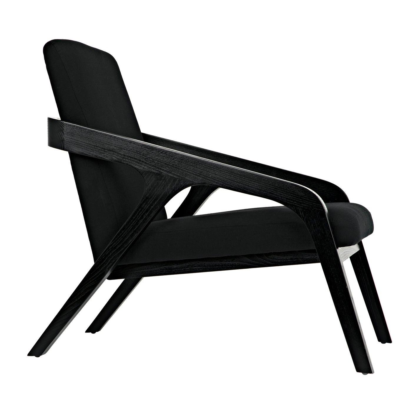 Lamar Chair, Charcoal Black