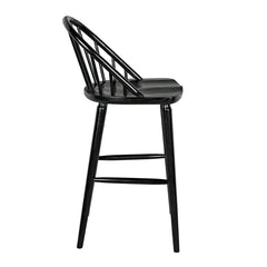 Gloster Bar Chair, Charcoal Black