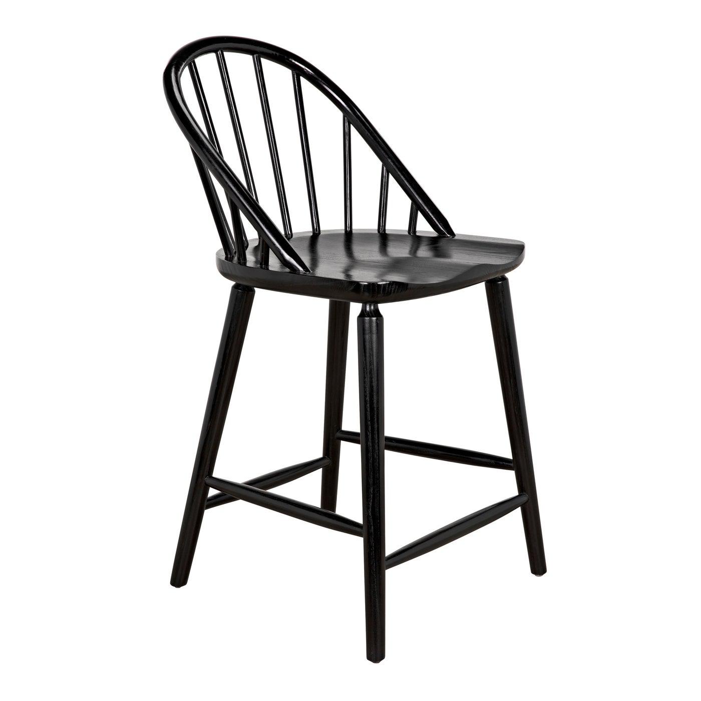 Gloster Counter Chair, Charcoal Black