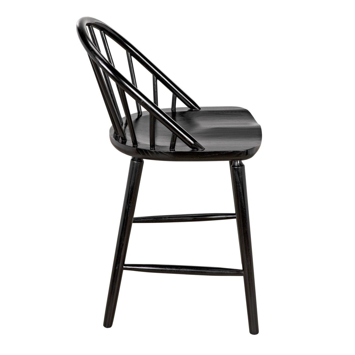 Gloster Counter Chair, Charcoal Black