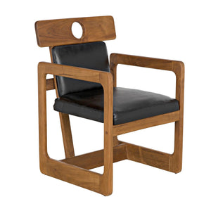 Buraco Arm Chair, Teak-Noir Furniture-Blue Hand Home