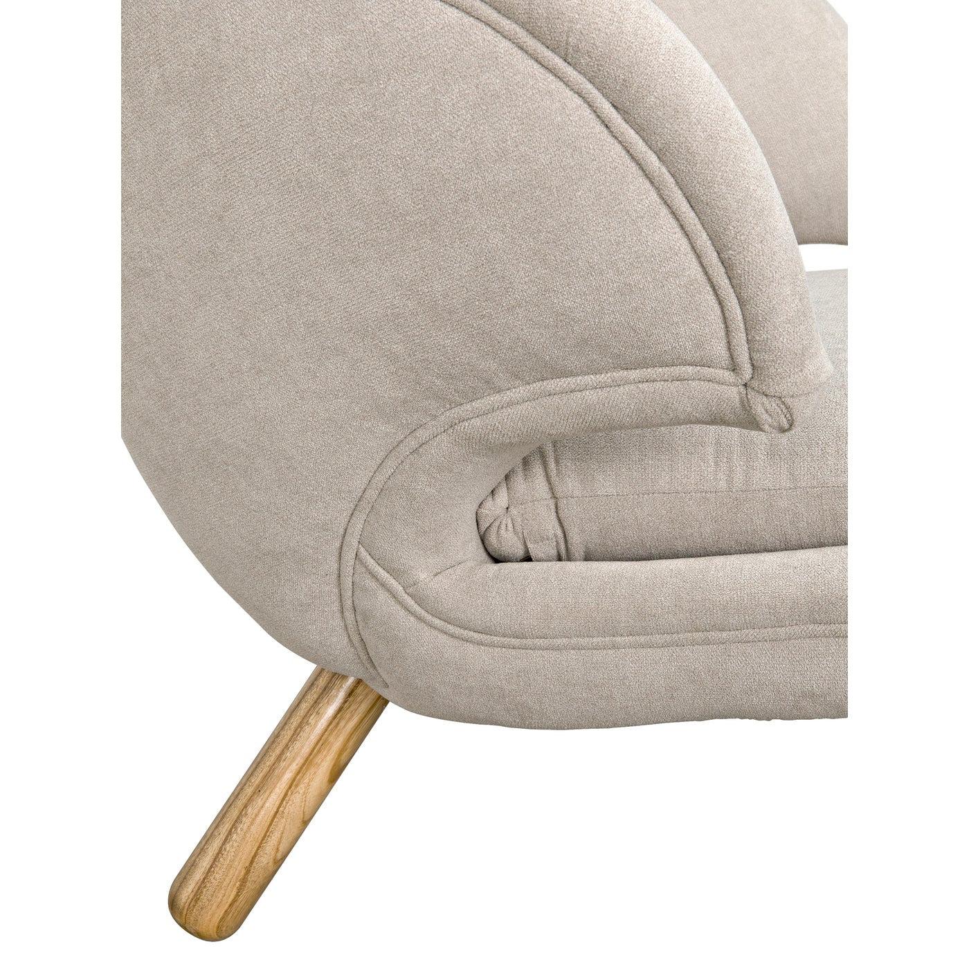 Valerie Chair with Wheat Fabric