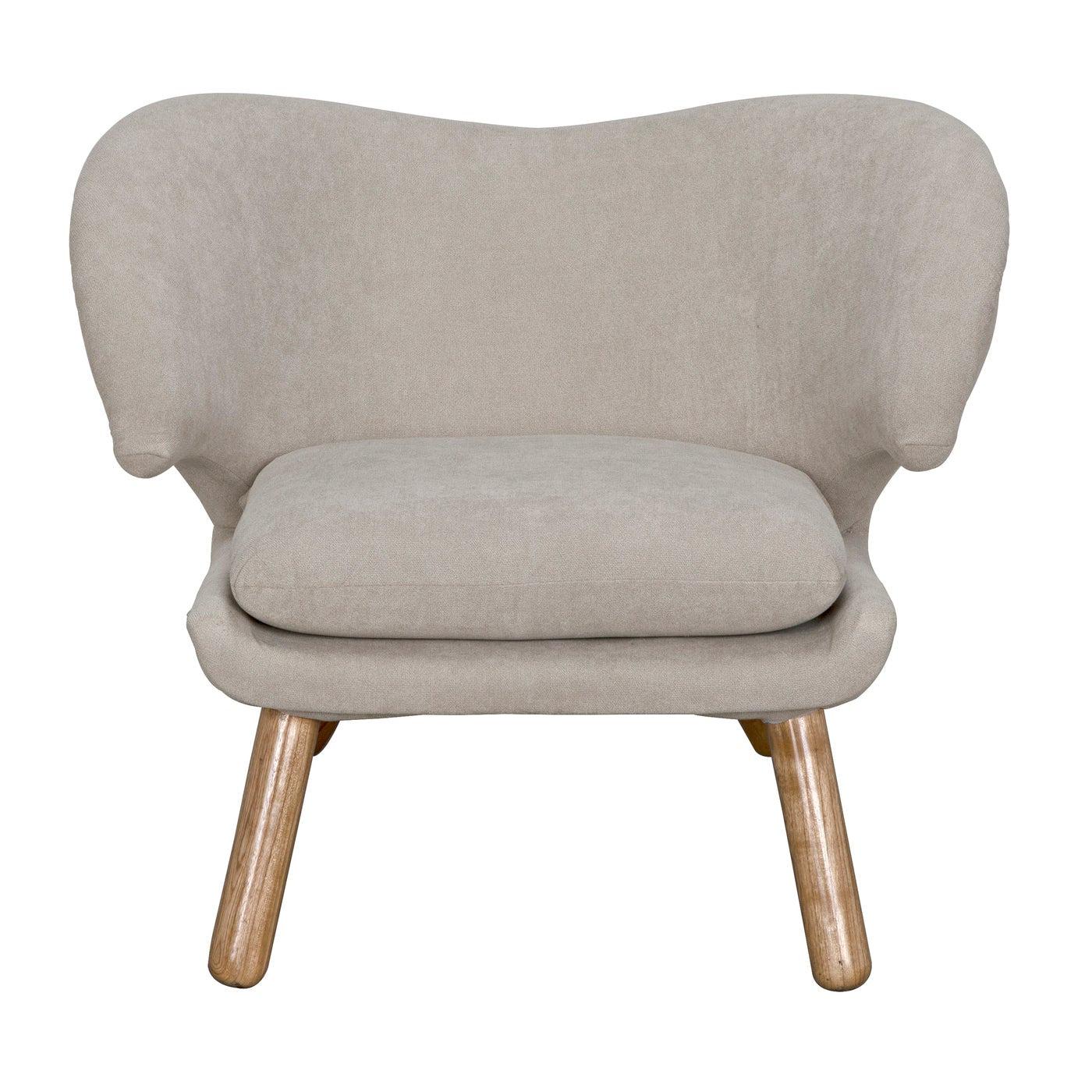 Valerie Chair with Wheat Fabric