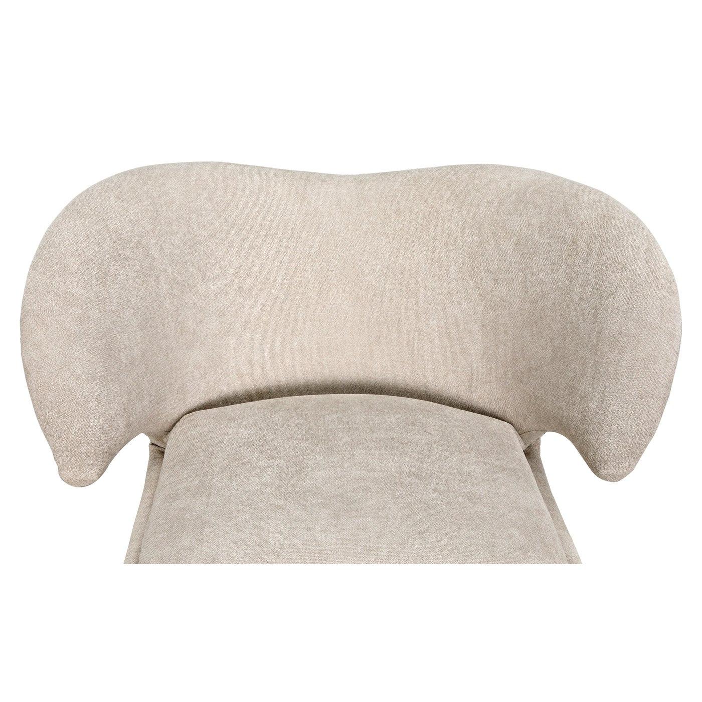 Valerie Chair with Wheat Fabric