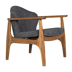 Vittorio Chair with Grey Fabric