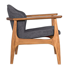 Vittorio Chair with Grey Fabric