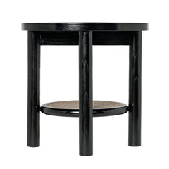 Hide Away Side Table, Charcoal Black
