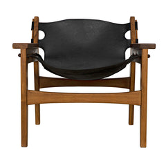 Nomo Chair, Teak with Leather