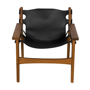Nomo Chair, Teak with Leather-Noir Furniture-Blue Hand Home