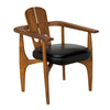 Kato Chair, Teak with Leather-Noir Furniture-Blue Hand Home
