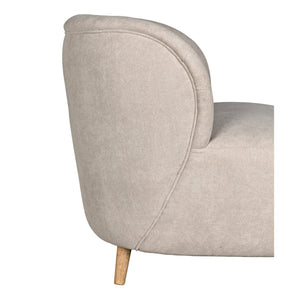 Laffont Chair with Wheat Fabric-Noir Furniture-Blue Hand Home