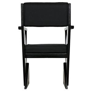 Madoc Arm Chair-Noir Furniture-Blue Hand Home