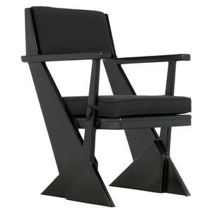 Madoc Arm Chair-Noir Furniture-Blue Hand Home