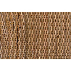 Dallas Chair, Black Burnt with Rattan