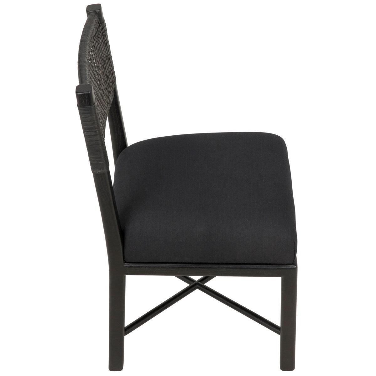 Noir Furniture Lobos Chair, Charcoal Black-Noir Furniture-Blue Hand Home