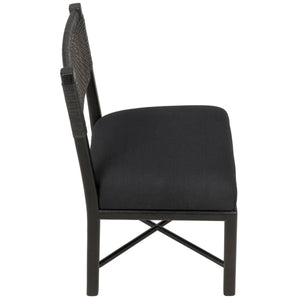 Noir Furniture Lobos Chair, Charcoal Black-Noir Furniture-Blue Hand Home