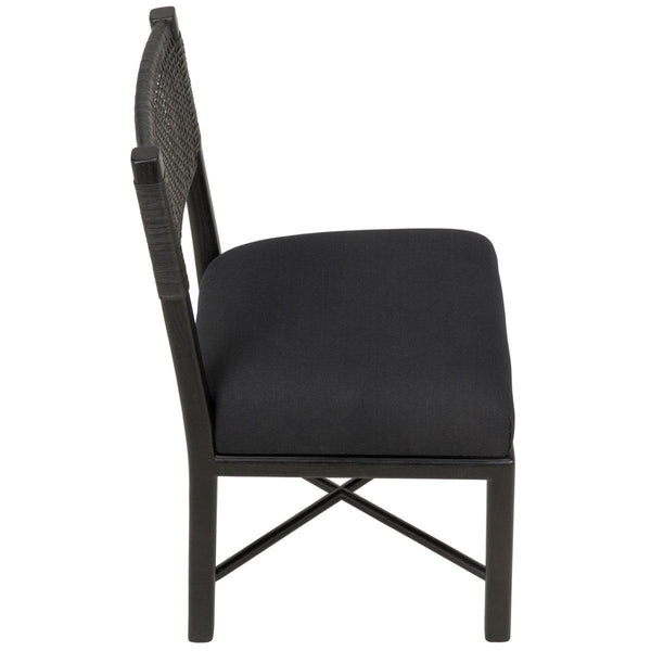 Noir Furniture Lobos Chair, Charcoal Black-Noir Furniture-Blue Hand Home