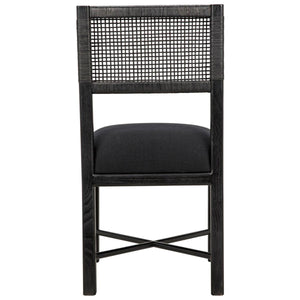 Noir Furniture Lobos Chair, Charcoal Black-Noir Furniture-Blue Hand Home