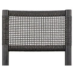 Noir Furniture Lobos Chair, Charcoal Black-Noir Furniture-Blue Hand Home