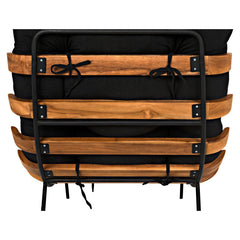 Hanzo Chair with Steel Legs, Teak