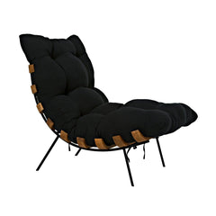 Hanzo Chair with Steel Legs, Teak