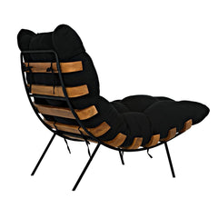 Hanzo Chair with Steel Legs, Teak