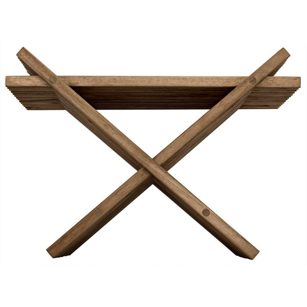 Dede Stool, Teak-Noir Furniture-Blue Hand Home
