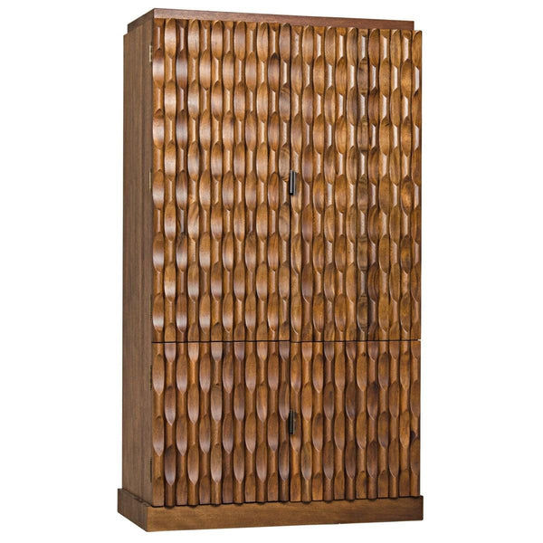Noir Furniture Alameda Hutch, Dark Walnut-Noir Furniture-Blue Hand Home