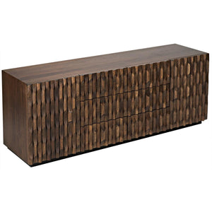 Noir Furniture Alameda Sideboard, Large, Dark Walnut-Noir Furniture-Blue Hand Home