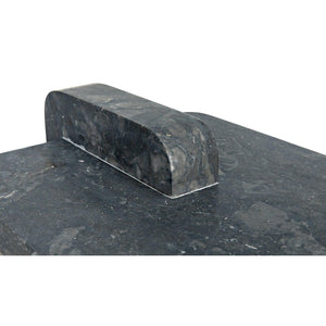 North Side Table, Black Marble-Noir Furniture-Blue Hand Home