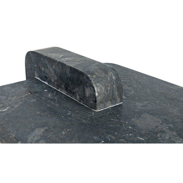 North Side Table, Black Marble-Noir Furniture-Blue Hand Home