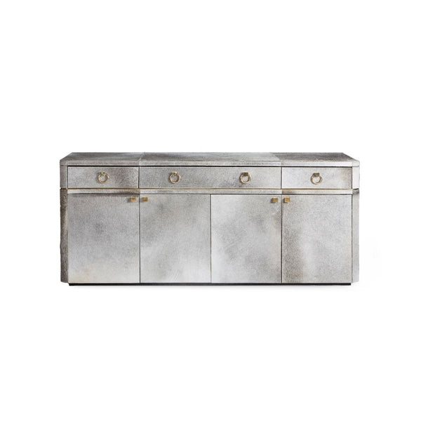 Villa & House - Andre 3-drawer & 4-door Cabinet, Gray-Bungalow 5-Blue Hand Home