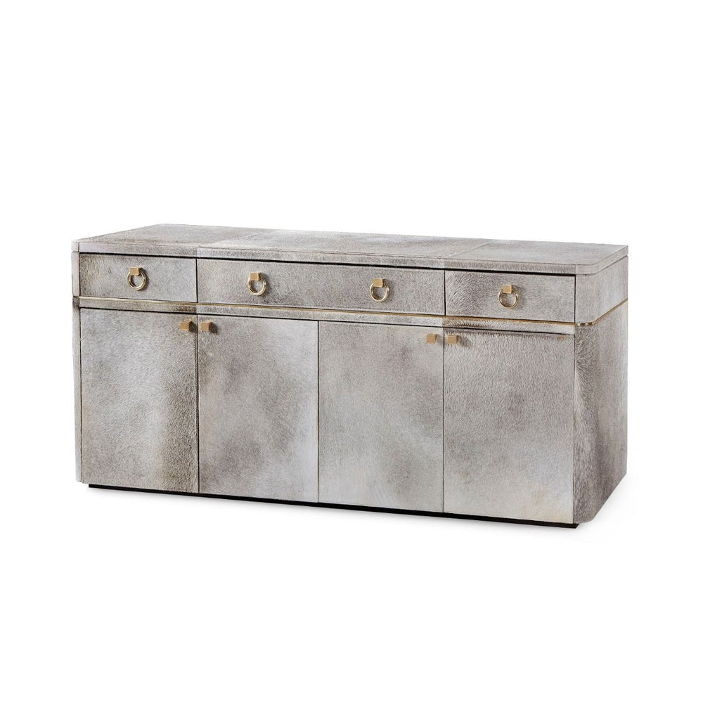 Villa & House - Andre 3-drawer & 4-door Cabinet, Gray-Bungalow 5-Blue Hand Home