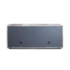 Villa & House - Andre 3-drawer & 4-door Cabinet, Gray-Bungalow 5-Blue Hand Home