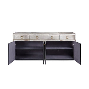 Villa & House - Andre 3-drawer & 4-door Cabinet, Gray-Bungalow 5-Blue Hand Home