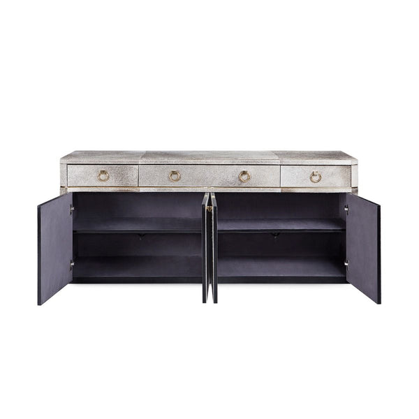 Villa & House - Andre 3-drawer & 4-door Cabinet, Gray-Bungalow 5-Blue Hand Home