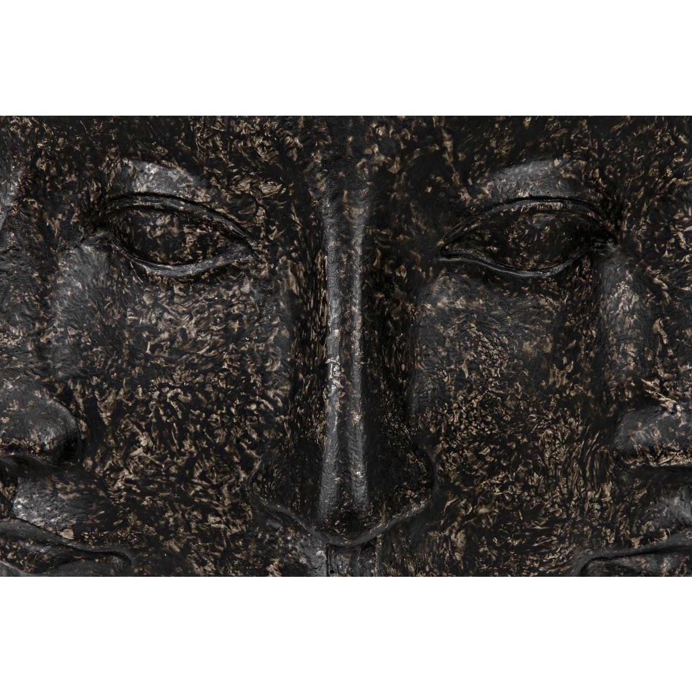 Multi-Face Stool, Black Fiber Cement