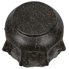 Multi-Face Stool, Black Fiber Cement